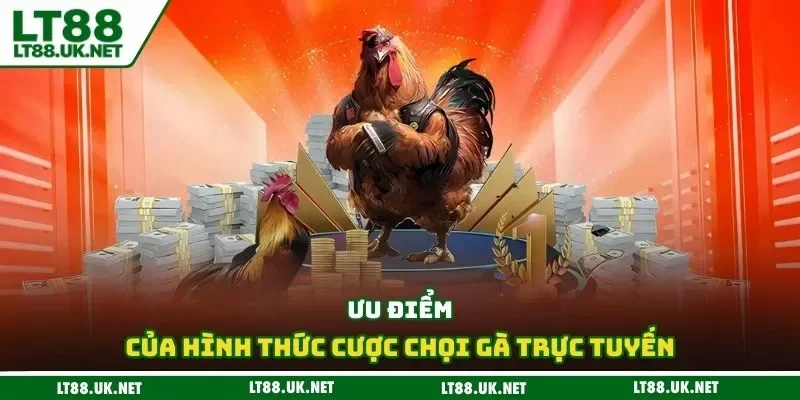 Ưu điểm của hình thức cược chọi gà trực tuyến