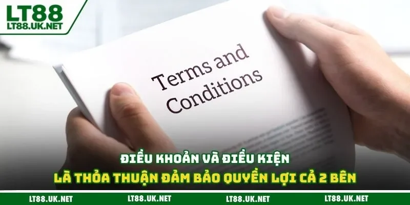 Điều khoản và điều kiện là thỏa thuận đảm bảo quyền lợi cả 2 bên